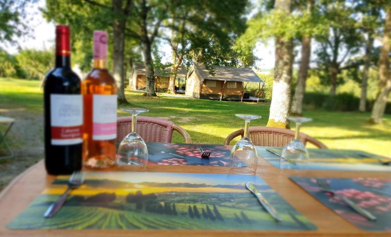 Glamping Les Arbres, Luxe Safaritent Met Zwembad Cronat Экстерьер фото